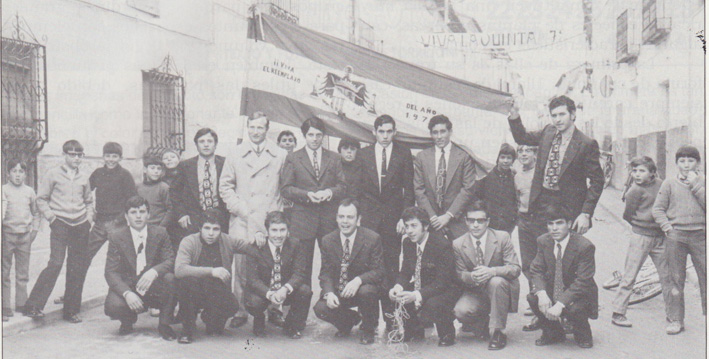 Dia de la «talla» de la Quinta de 1972.
