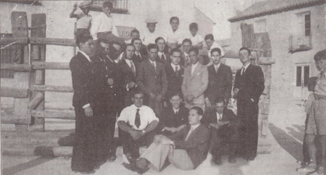 Fiestas Patronales. Esquivias año 1935.