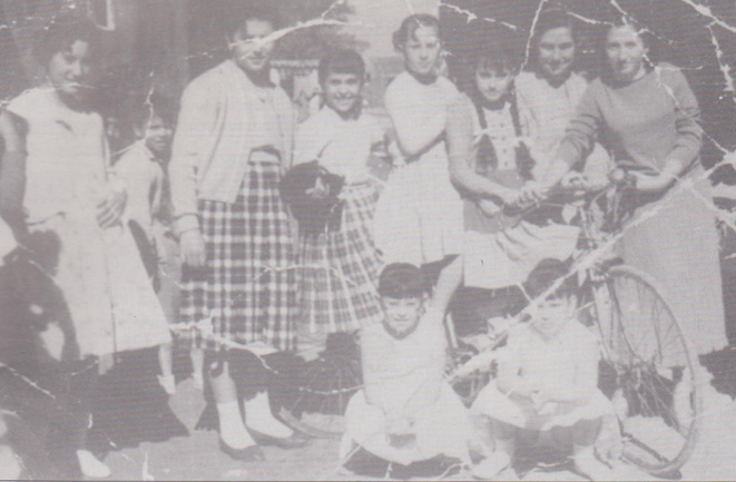 La bicicleta como atracción. Año 1957.