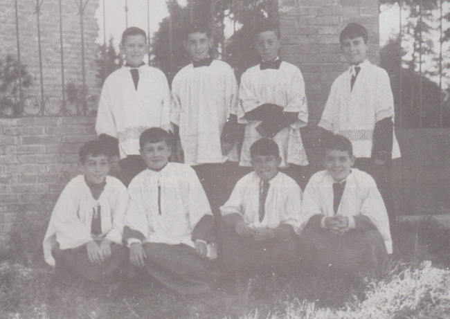 Monaguillos. Año 1964.