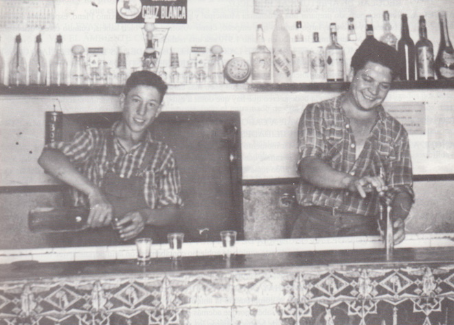 La Taberna de Román. Esquivias año 1961.