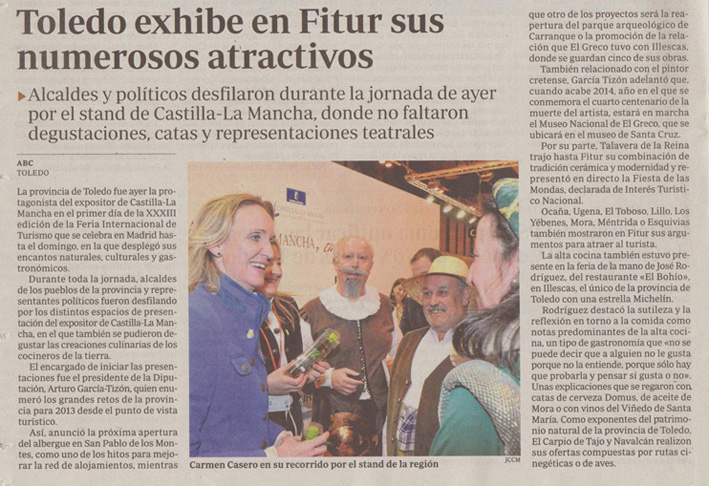 ESQUIVIAS Y SU OFERTA TURÍSTICA EN FITUR 2013