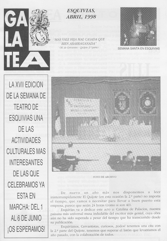 GALATEA 077 Abril 1998.