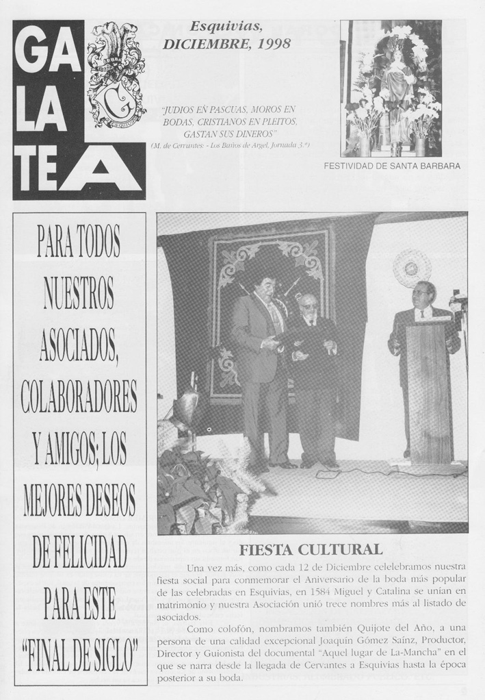 GALATEA 085 Diciembre 1998.