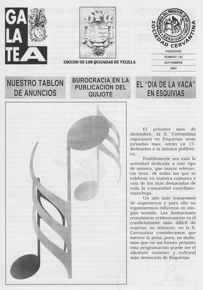 GALATEA 152 Septiembre 2004.