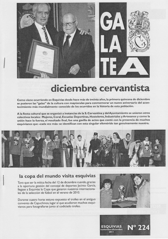 GALATEA 224 Noviembre-Diciembre 2011.