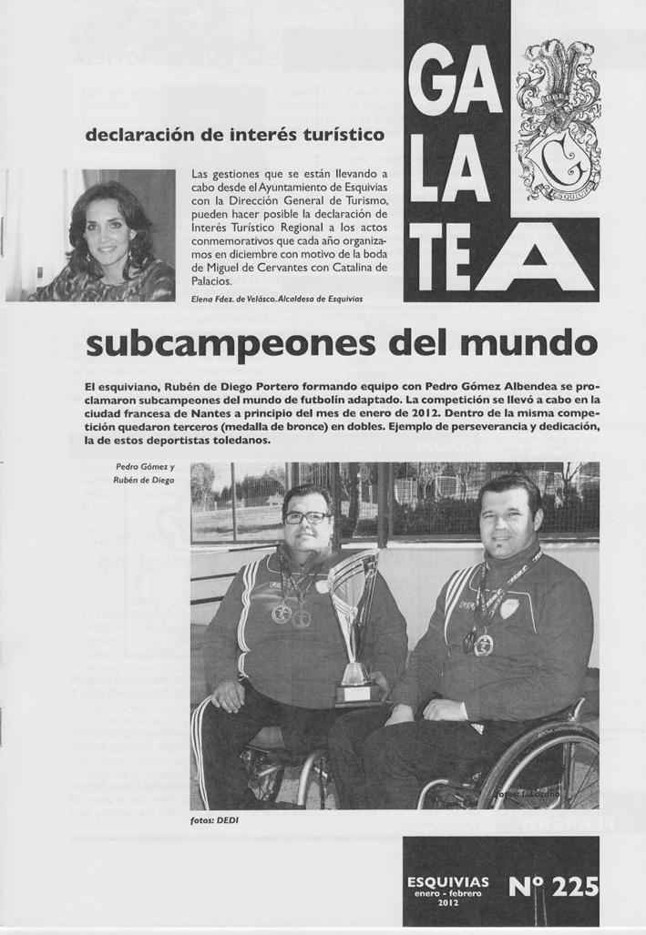 GALATEA 225 Enero-Febrero 2012.