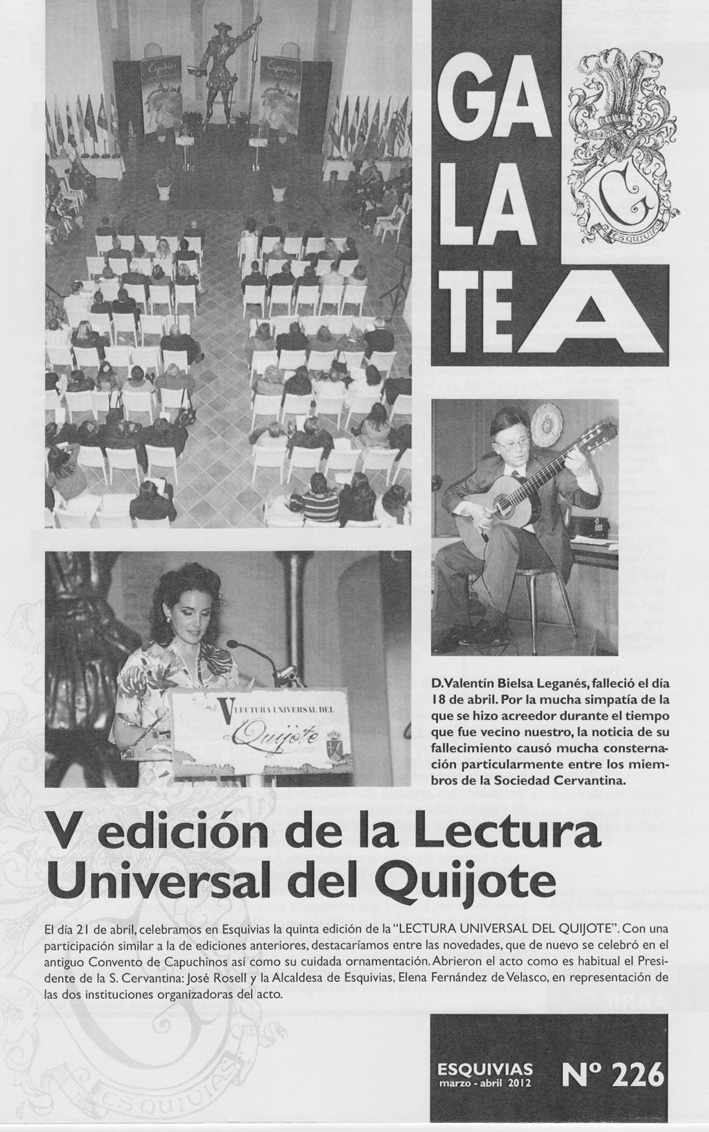 GALATEA 226 Marzo-Abril 2012.