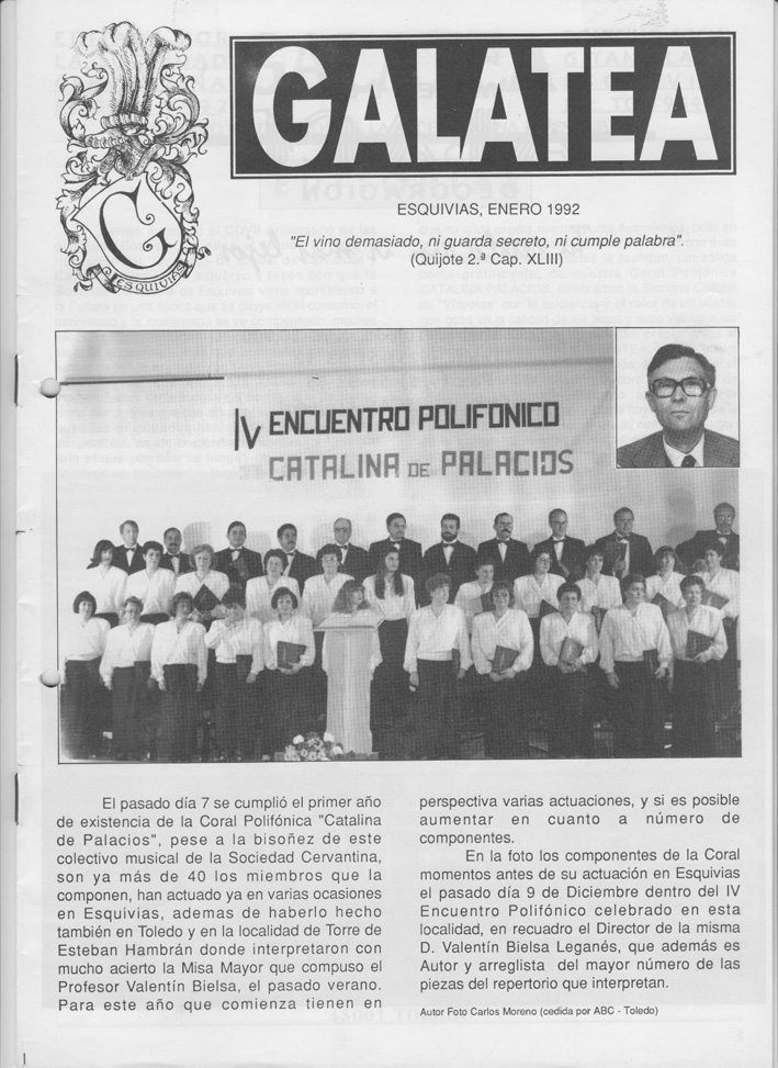 GALATEA 002 Enero de 1992.