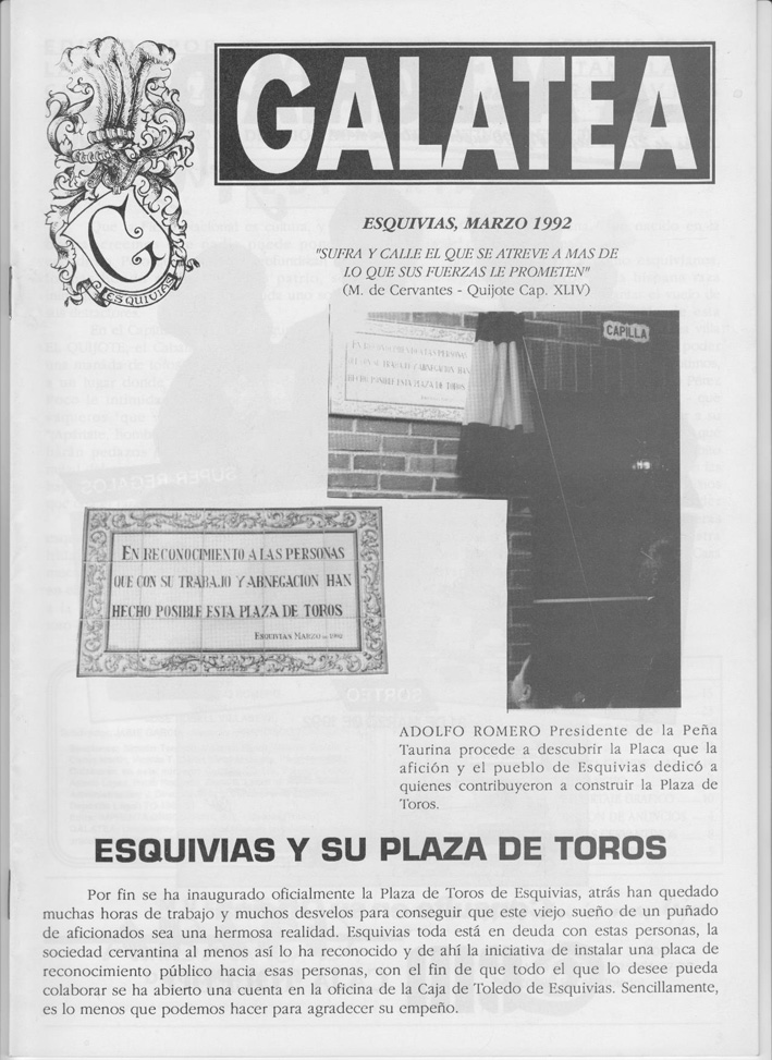 GALATEA 004 Marzo 1992