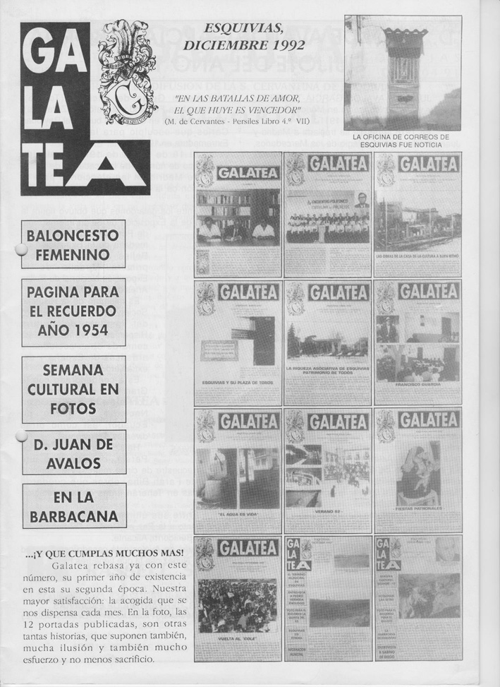 GALATEA 013 Diciembre 1992.