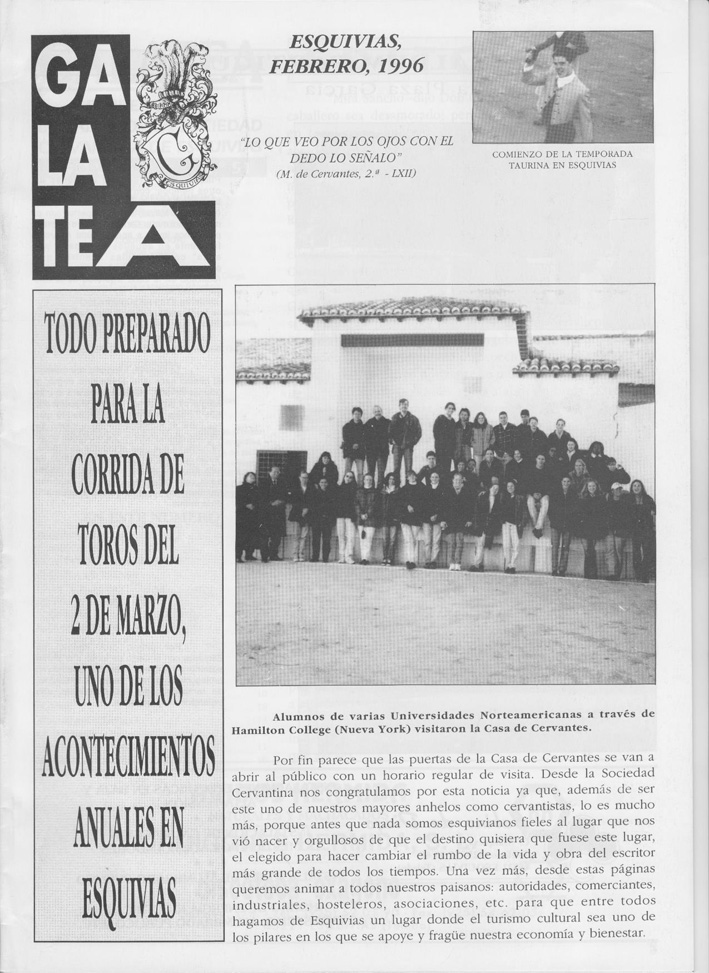 GALATEA 051 Febrero 1996.