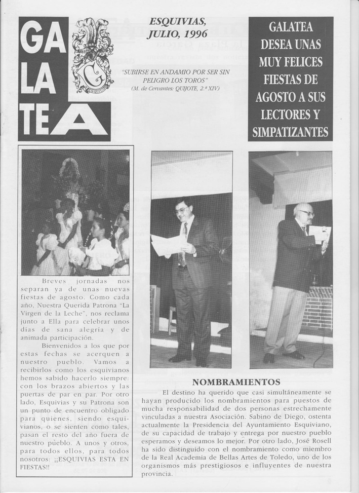 GALATEA 056 Julio 1996.