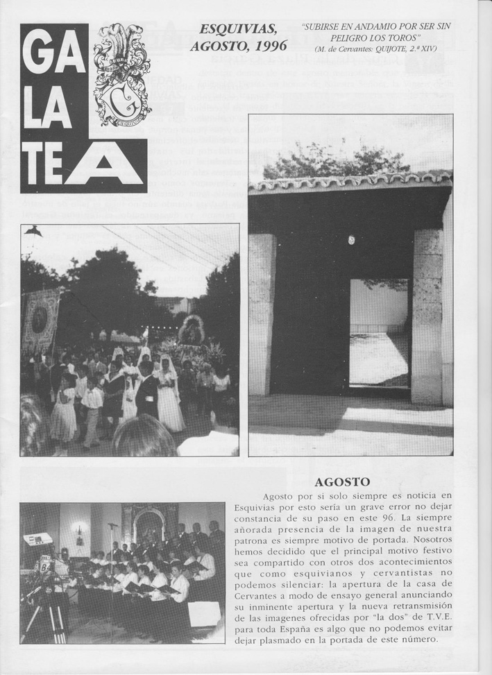 GALATEA 057 Agosto 1996.