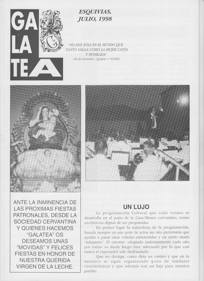 GALATEA 080 Julio 1998.