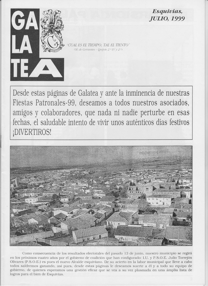 GALATEA 091 Julio 1999.