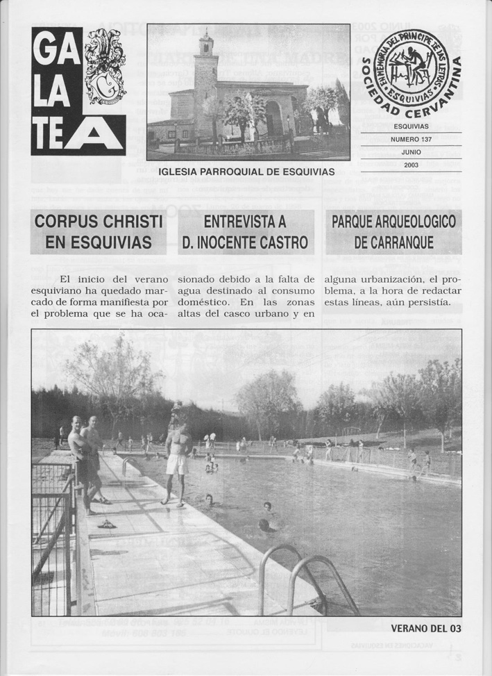 GALATEA 137 Junio 2003.