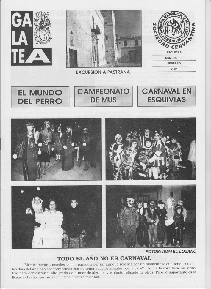 GALATEA 181 Febrero 2007.