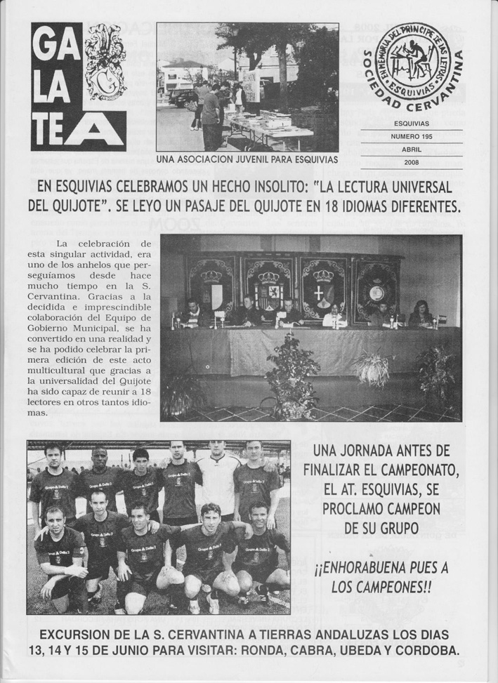 GALATEA 195 Abril 2008.