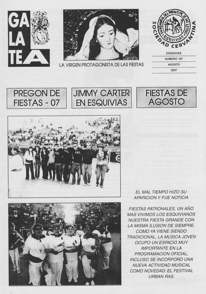 GALATEA 187 Agosto 2007.