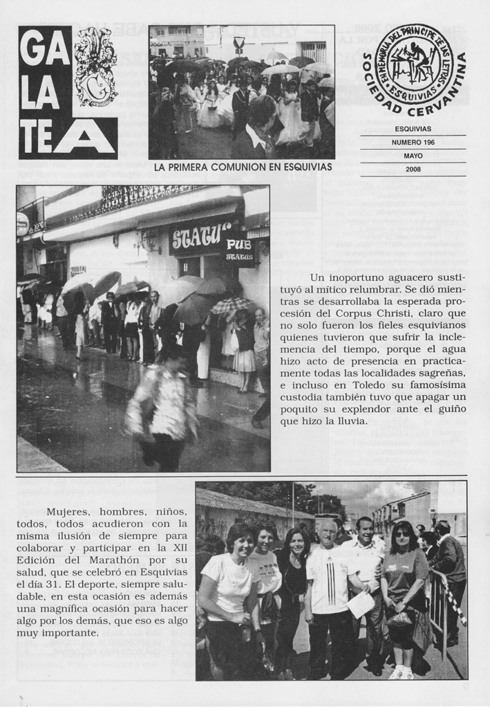 GALATEA 196 Mayo 2008.